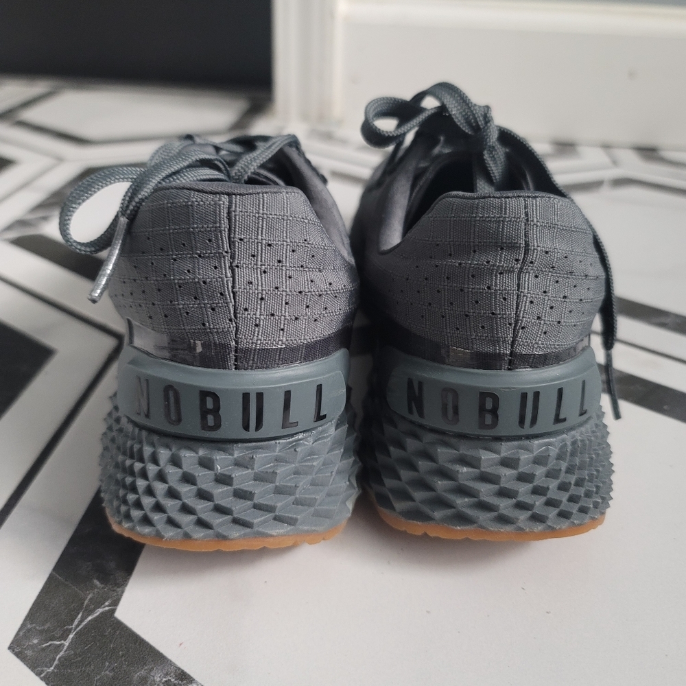 NOBULL unisex Ripstop Runner Dark Grey Lightweight Running Shoes Size 8.5